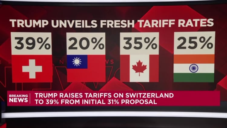 Switzerland reels from 39% Trump tariff