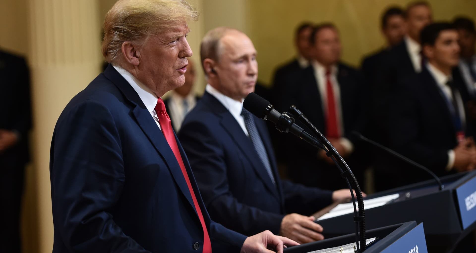 Trump and Putin meet, Pandora earnings, US data