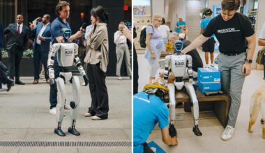 Humanoid robot strolls Midtown and stuns New Yorkers