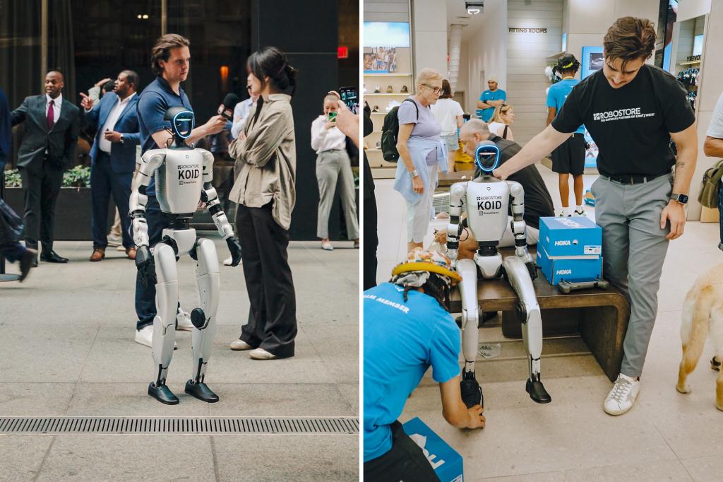 Humanoid robot strolls Midtown and stuns New Yorkers