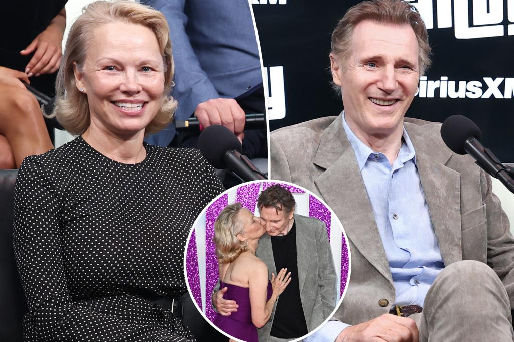 Liam Neeson gushes over 'gorgeous' Pamela Anderson amid budding new romance