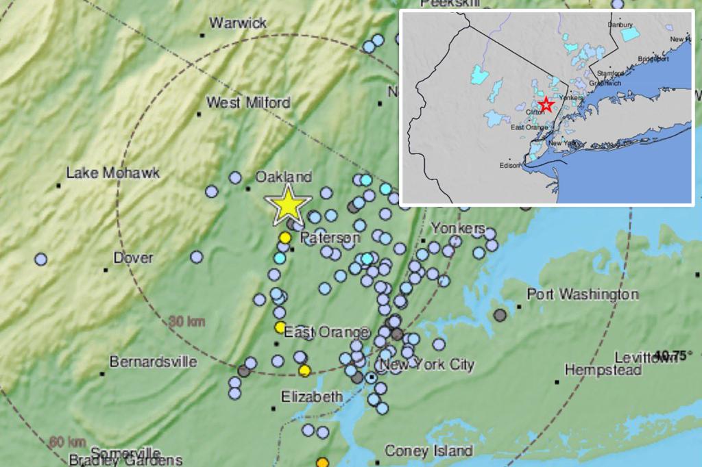 Earthquake strikes New Jersey, tremors felt in parts of NYC: officials