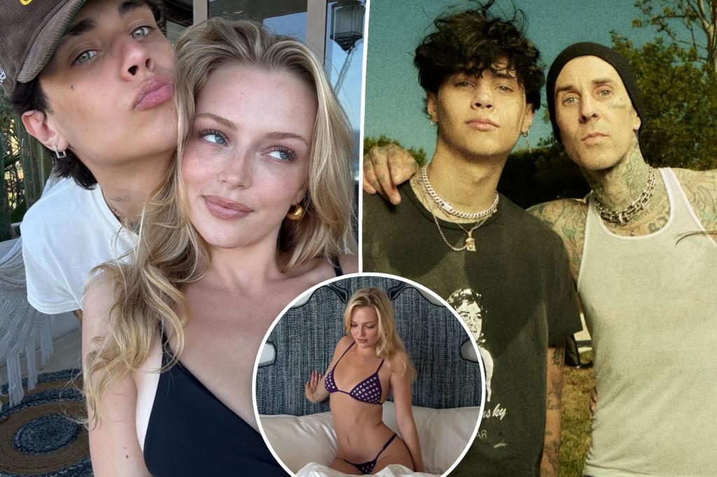 Travis Barker ridiculed for liking 'thirst traps' of son Landon's girlfriend