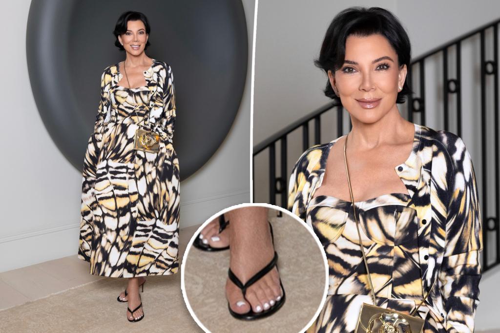 Kris Jenner called out for having 'six toes' in alleged Photoshop fail