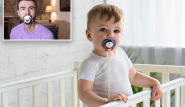 Stressed adults use pacifiers for comfort, sleep