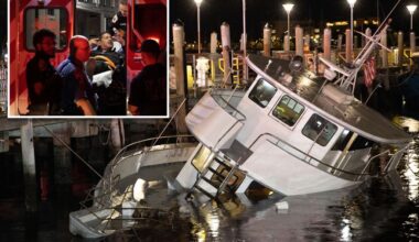 NYC boat docked at Brooklyn pier begins sinking with 11 passengers aboard