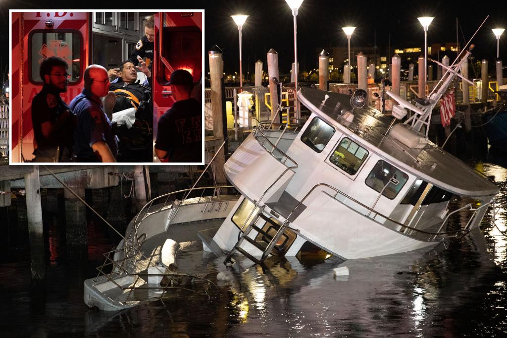 NYC boat docked at Brooklyn pier begins sinking with 11 passengers aboard