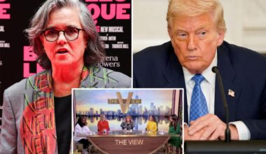 Rosie O'Donnell claims ABC will cancel 'The View' to appease President Trump