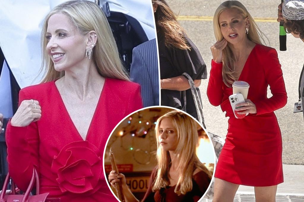 Sarah Michelle Gellar seen in first photos from 'Buffy the Vampire Slayer' reboot