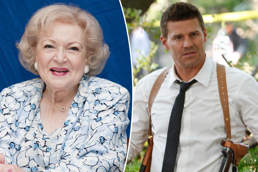 Betty White made shockingly lewd first impression on 'Bones' co-star David Boreanaz