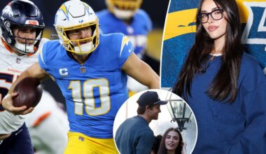 Madison Beer's Chargers cameo causes stir after Justin Herbert dating buzz