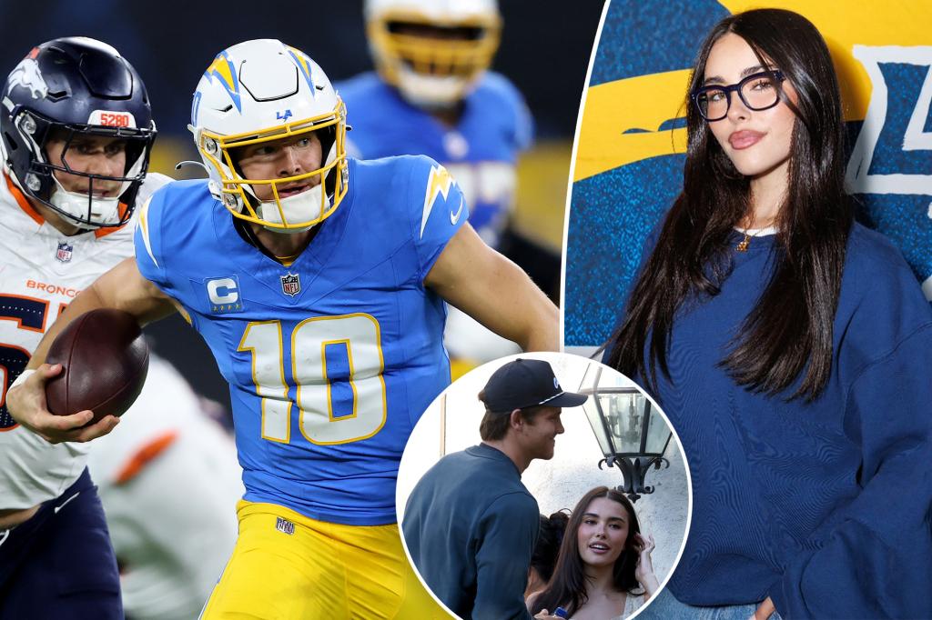 Madison Beer's Chargers cameo causes stir after Justin Herbert dating buzz