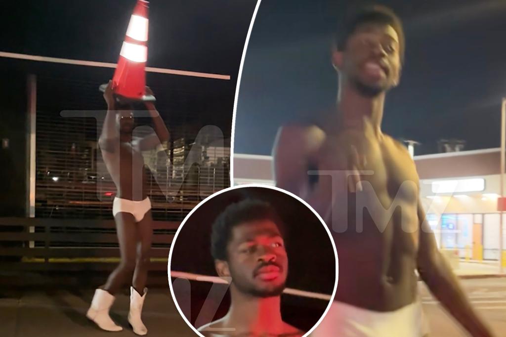 Lil Nas X hospitalized after roaming LA street naked