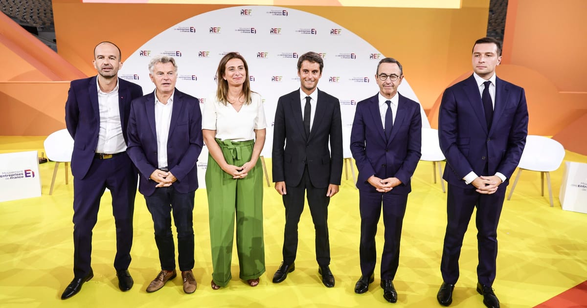 French presidential hopefuls blast PM, then turn on each other in early debate – POLITICO