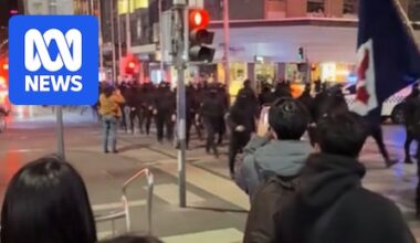 Premier Jacinta Allan says 'Nazis' will not be tolerated after protest group marches through Melbourne CBD