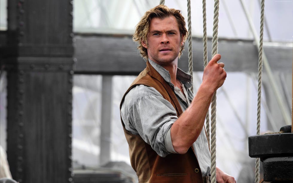 chris hemsworth in ron howard's in the heart of the sea