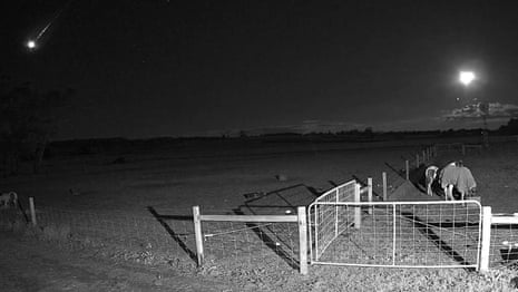 Meteor captured on CCTV in south-west Victoria – video