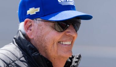 An image of NASCAR team owner Rick Hendrick