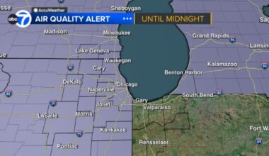 Chicago Air Quality today: Smoke from wildfires in Canada causing unhealthy levels on Air Quality Index in Illinois