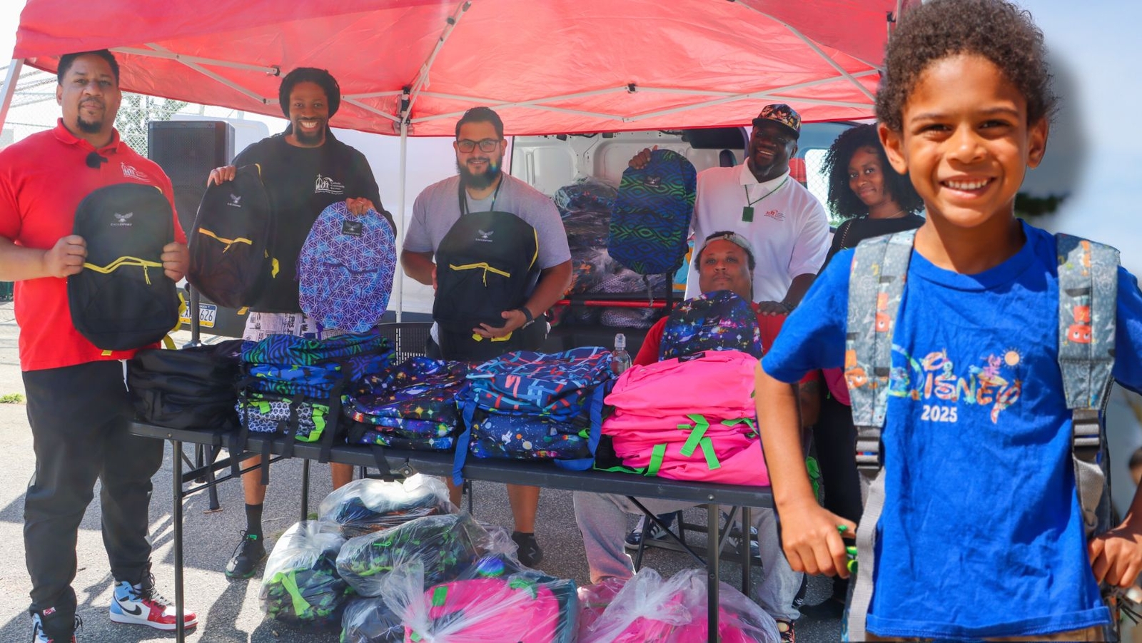 Northeast Philly kids receive backpacks from Catholic Community Services