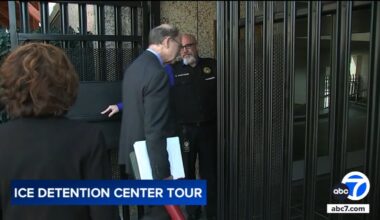 Congress members describe conditions inside ICE facility in DTLA where detainees report lack of food, water and beds