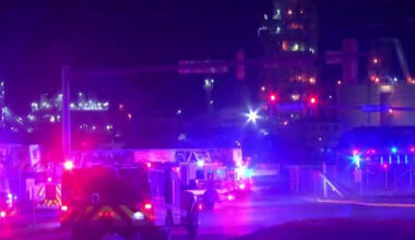 Dozens of units respond to cement plant fire on Northeast Side