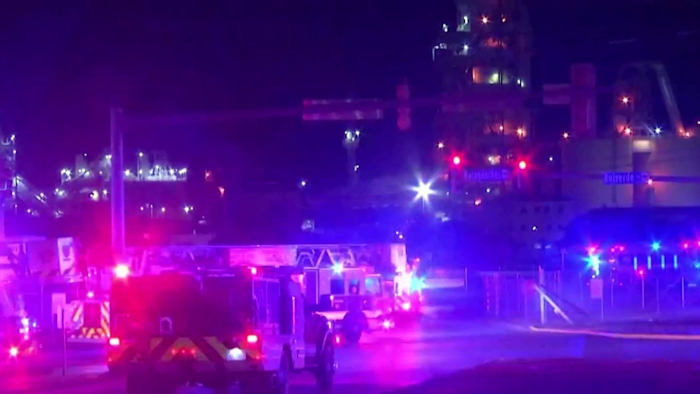 Dozens of units respond to cement plant fire on Northeast Side
