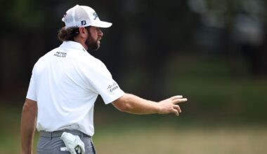 Cameron Young leads PGA Tour's suspended Wyndham Championship