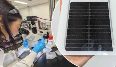 This 50% recycled glass solar panel performs like brand new