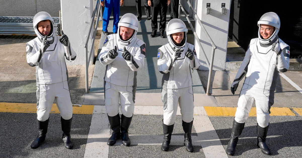 SpaceX delivers four astronauts to the International Space Station just 15 hours
