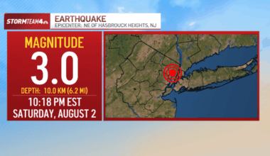 NYC earthquake actually hit New Jersey Saturday night – NBC New York