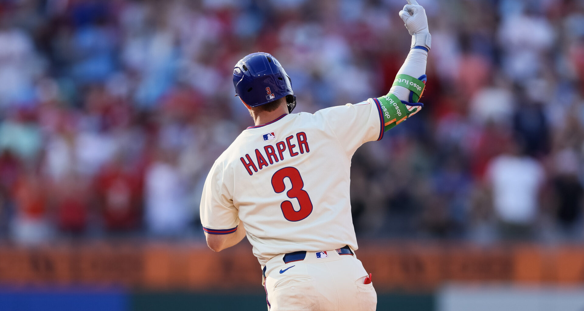 Bryce Harper #3 of the Philadelphia Phillies