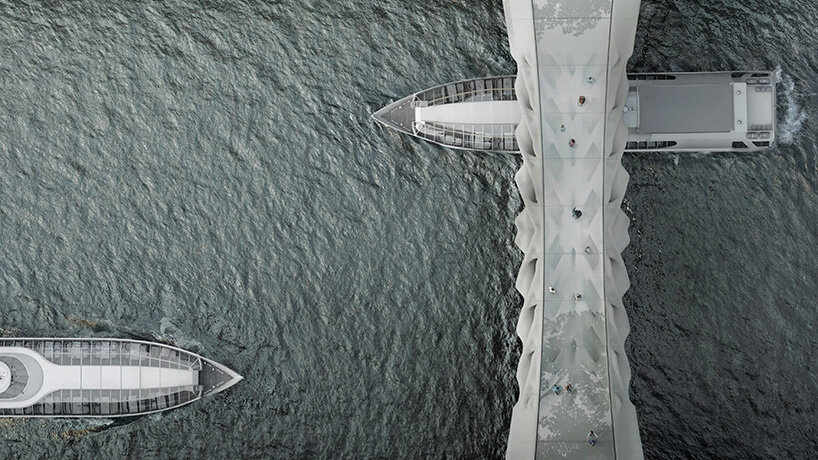 low-carbon 3D printed diamanti bridge showcases modular concrete system in venice