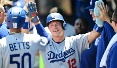 Los Angeles Dodgers outfielder Alex Call