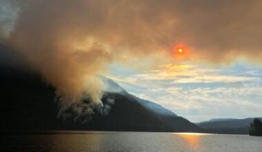 Wildfire on Vancouver Island continues to grow
