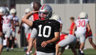 Ohio State's QB competition between Julian Sayin and Lincoln Kienholz remains too close to call