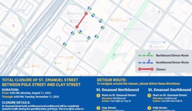 Downtown Houston street closure: Portion of St. Emanuel Street to be closed starting Monday