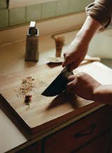 As he settles back into the San Luis Valley, Rael embraces the food of his youth. Dried hominy has been soaking in the kitchen since morning. Wielding a massive, hand-forged vegetable knife, he chops dried chiles to add some heat to a pot of pozole, an aromatic soup highlighted by pork and robust corn kernels.