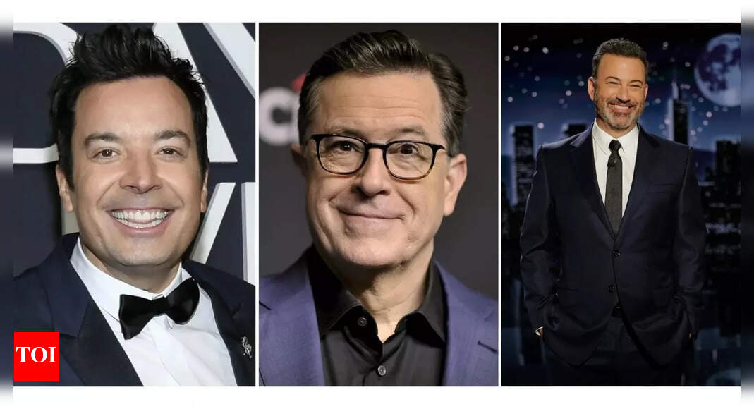 'Anyone would do a better job': Trump's 'no talent' dig at late-night show hosts; US President says Jimmy Fallon and Kimmel 'are next' after Stephen Colbert