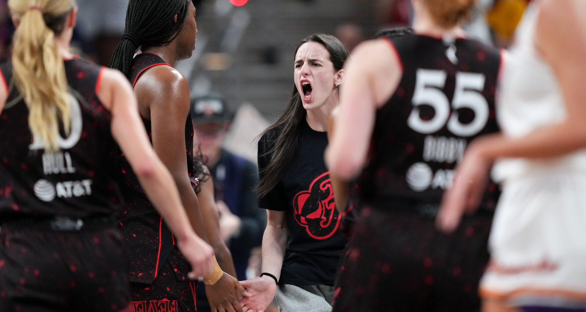 Caitlin Clark #22 of the Indiana Fever