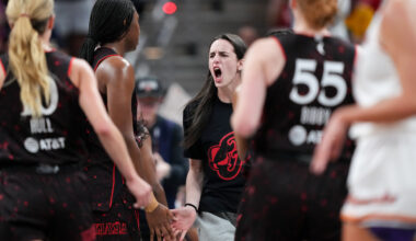 Caitlin Clark #22 of the Indiana Fever