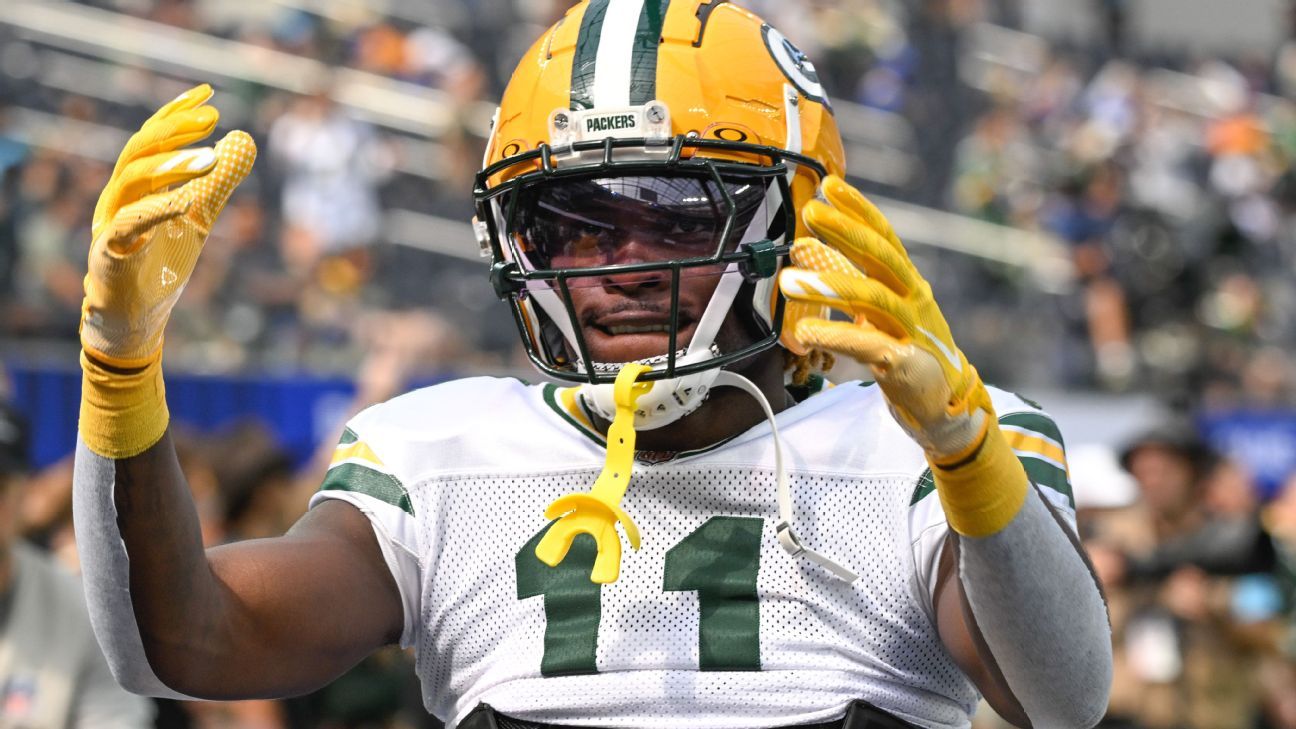 Source -- Packers' Jayden Reed dealing with sprained foot