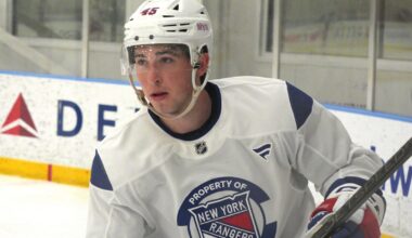 What makes Rangers prospect Drew Fortescue 'tremendous shutdown defenseman'