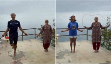 Milind Soman reveals his mother's impressive daily fitness routine at 86 in video: Know health benefits of skipping rope | Health