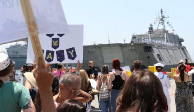 Littoral warship USS Savannah returns to San Diego after 12-month deployment