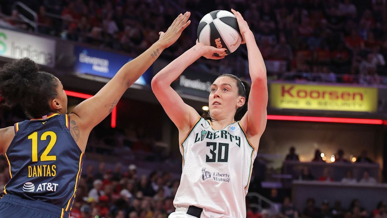 Liberty's Breanna Stewart targets return by end of August