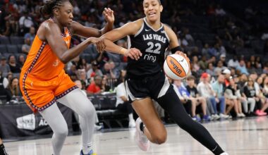 Wilson records historic 30-20 night in Las Vegas Aces win over Connecticut Sum