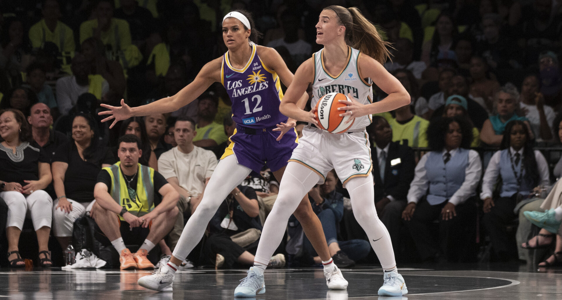 Rae Burrell and Sabrina Ionescu