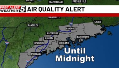 Air Quality Alerts issued as wildfire smoke and unhealthy amounts of ozone impact Maine