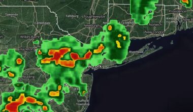 JFK, LaGuardia reporting ground stops, delays due to thunderstorms in NYC area, moving through Long Island